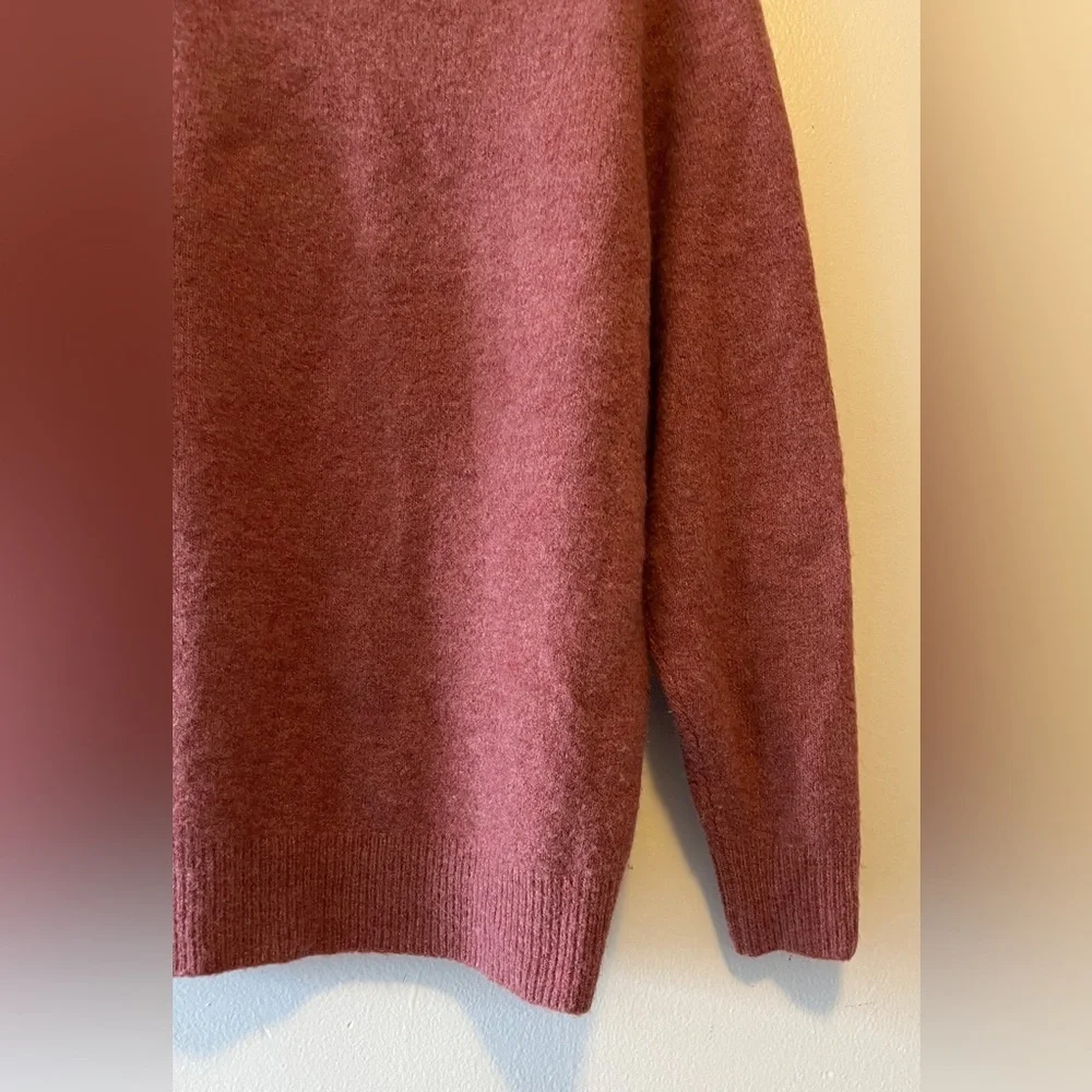 Aritzia WILFRED FREE Aspen Turtleneck Sweater XS Oversized Merino Wool Blend - Picture 4 of 9